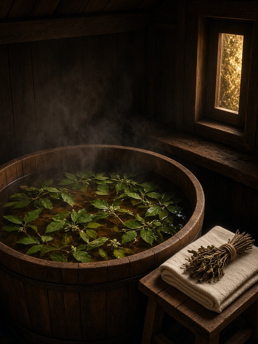 Tắm lá thuốc Dao Đỏ